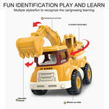 Excavator Toys for Boys Kids Construction Trucks Stable Construction Vehicle Toys Funny Engineering Truck Toy for Children Play