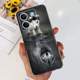 For Xiaomi Redmi Note 13 4G Case Cute Cat Butterfly Cover Soft Silicone Phone Case For Redmi Note 13 Pro Plus Note13 Full Bumper