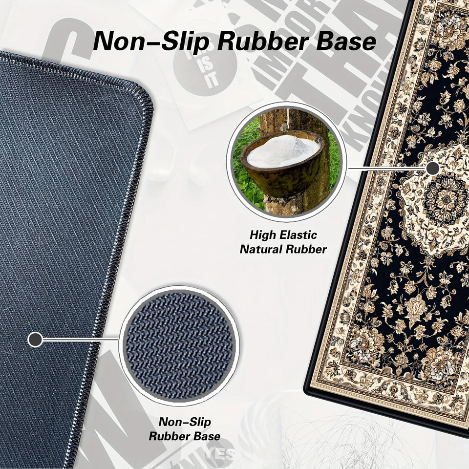 XXL Black Persian mouse pad long table mat floor mat carpet Game Work home desktop accessories Game player office quickly shipp