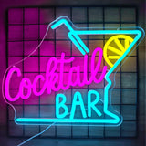 Cocktails Beer Neon Sign - Bright LED Bar Decor,  Commercial Pub & Home Bar, Grand Opening Gift for Bartenders & Brew Lovers