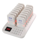 Restaurant Pager System,16 Restaurant Pagers,Wireless Calling System for Restaurant,1000FT Long Range Food Buzzer  Pagers