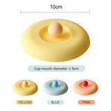 Silicone Cup Cover Round Tea Coffee Sealed Lids Anti-Dust Reusable Drink Covers Heat Resistant Mugs Cups Drinking Accessories
