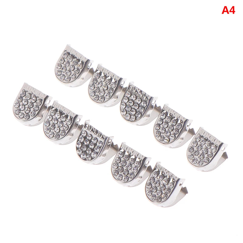 10PCS Metal Shoelaces Tips Head No Tie Shoelaces Metal Lace Lock DIY Sneaker Kits