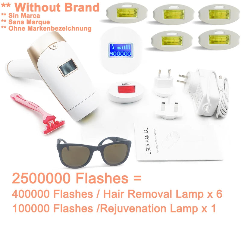 Lescolton 2in1 IPL Epilator Hair Removal LCD Display Machine T009i Laser Permanent Bikini Trimmer Electric Depilador a laser