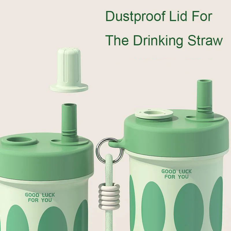 Stainless Steel Tea Cup with Infuser and lid 550ml Tea Office Mug Tumbler with Lids and Straws Portable Coffee Travel Mug Cups