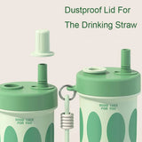 Stainless Steel Tea Cup with Infuser and lid 550ml Tea Office Mug Tumbler with Lids and Straws Portable Coffee Travel Mug Cups