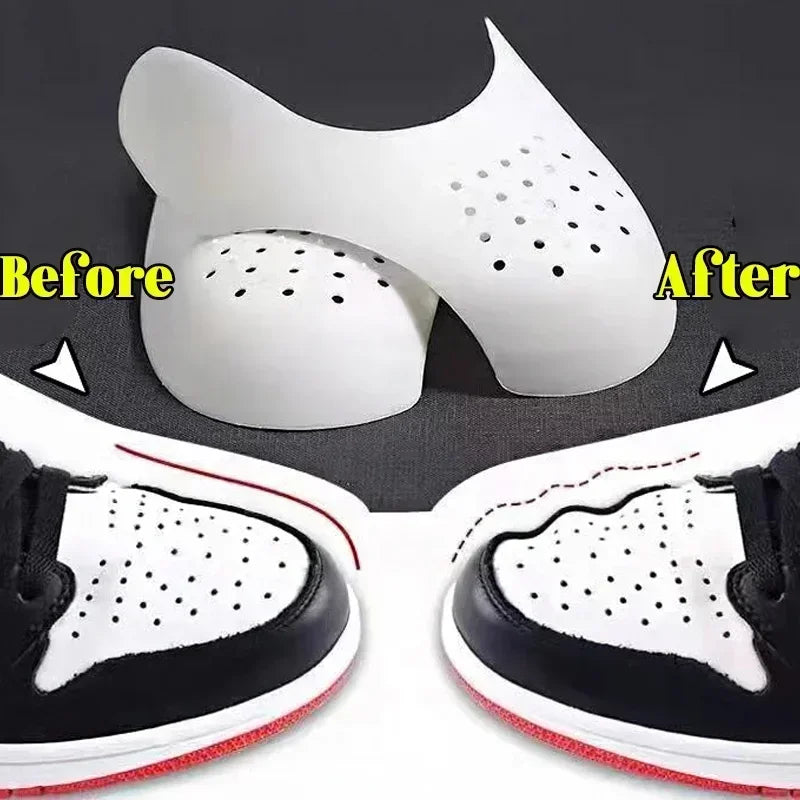 5pairs Crease Protector Shoe Head Stretcher Sneaker Anti Crease Wrinkled Fold Shoe Support Toe Sport Crease Protector Dropship