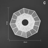 Coffee Powder Grinding Thickness Reference Comparison Card Grinder Grinding Powder Thickness Comparison Scale Coffee Accessories