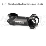 Homehin Adjustable Bicycle Handlebar Stem Ultralight 7/17 Degrees Bike Stems 31.8*45-120mm Positive Negative Vertical Handle