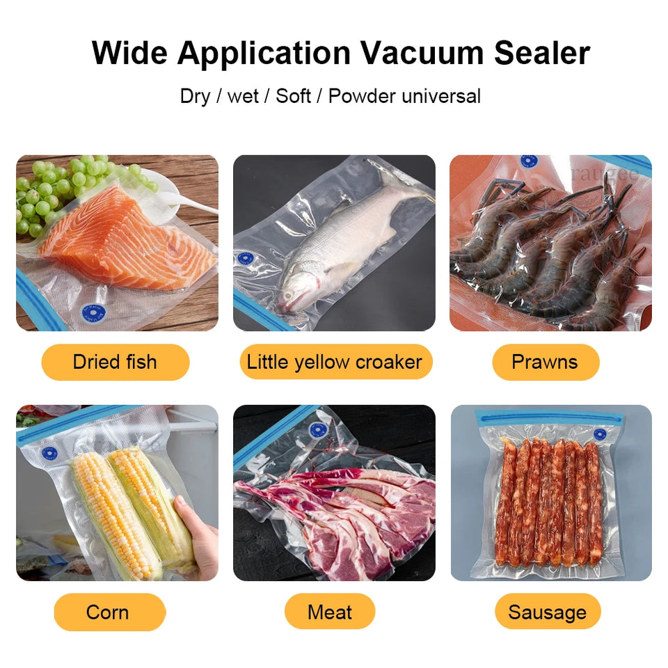 Air Vacuum Pump Automatic Food Sealing Air Pump USB Rechargeable Sealer Pump For Food Handheld Dry/wet Food Sealer Pump