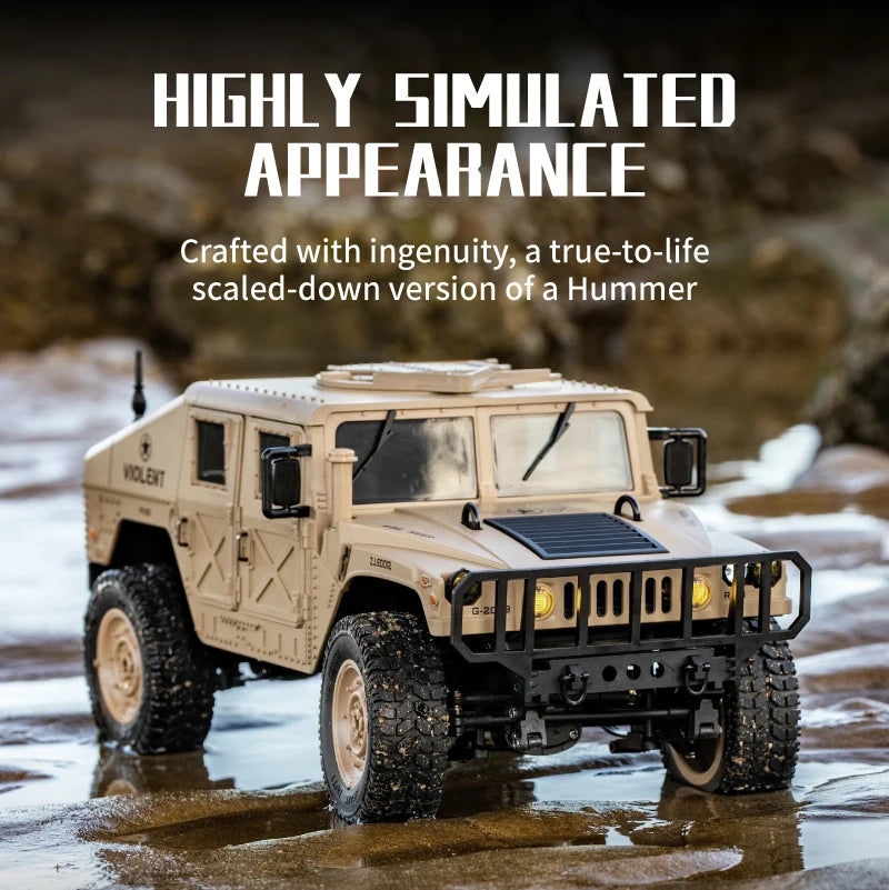 New JJRC C8835 RC Car Simulation 4x4 All-terrain RC Off-road Climbing Car Electric Remote Control Car Model with Light Toy Gift