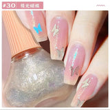 New Oily Gel Nail Polish Glitter Sparking Autumn Winter Milk Coffee Color Varnish No Bake Quick Dry Nail Art Salon Nail Polish