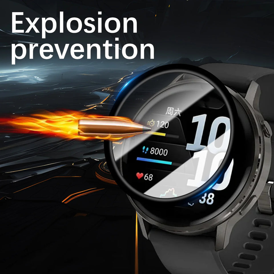 Dust Free Easy Installation Kit Full Curved Screen Protector For Garmin Venu 4 Venu4 41MM/45MM Protective Films Not Glass