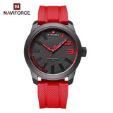 NAVIFORCE New Style Popular Silicone Strap Male Quartz Watches Fashion Casual Waterproof Wristwatches for Men Relogio Masculino