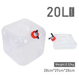 10/15L/18L/20L Thickened Collapsible Water Storage Container Large Capacity Outdoor Camping Drinking Bag Water Tank Bucket