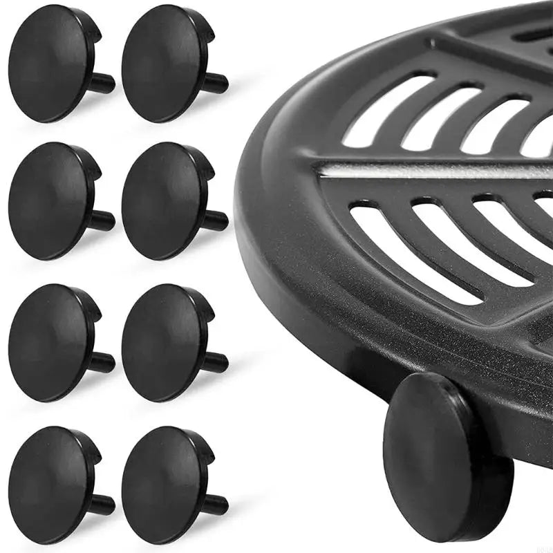 10PCS Air Fryer Rubber Feet Silicone Pieces for Air Fryer Grill Pan Plate Tray