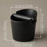Coffee Knock Box Espresso Grounds ContainerDump Bin Bucket Anti Slip Powder BeveledResidue Barista Accessories Maker Tools