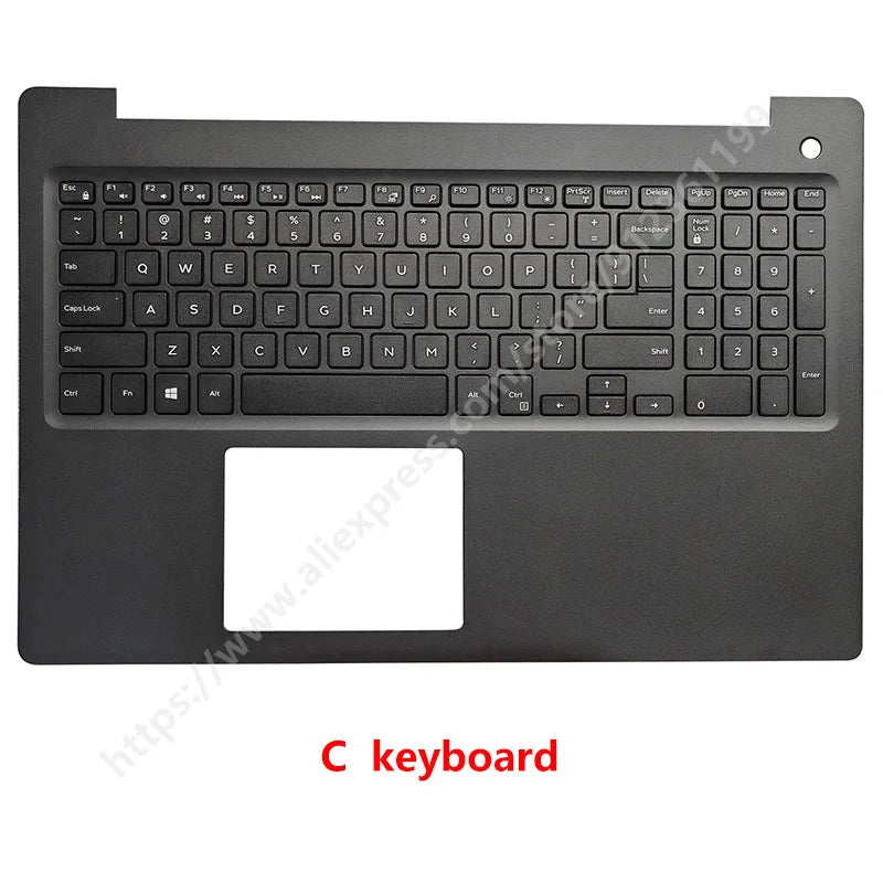 NEW For Dell Latitude 3590 E3590 L3590 Laptop LCD Back Cover Front Bezel Palmrest Bottom US keyboard Case Laptop Frames