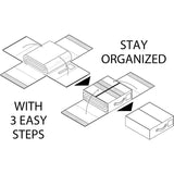 Foldable Closet Storage Bins Air And Dust Resistant Folding Bed Linen Organizer Window Clothes And Sheets Storage Box