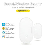 Smart Door Window Magnetic Sensor Zigbee3.0 Z2MQTT Home Security Protection for Home Assistant Smart Home System