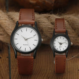 Classic Lovers Watches Men Women Casual Leather Strap Quartz Men's and Women's Pair Quartz Watch Gift High Quality