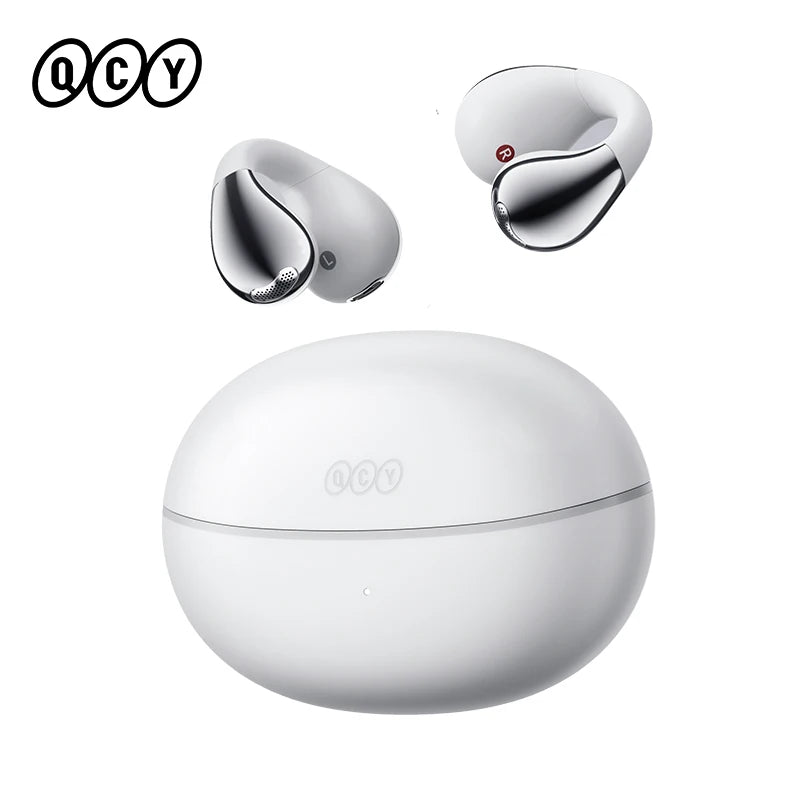 QCY T33S Open Ear Earbuds Crossky C30S Ultra-Comfort Clip On Ear Buds Wireless Bluetooth 6.0 LDAC Hi-Res Audio 40H Earphones