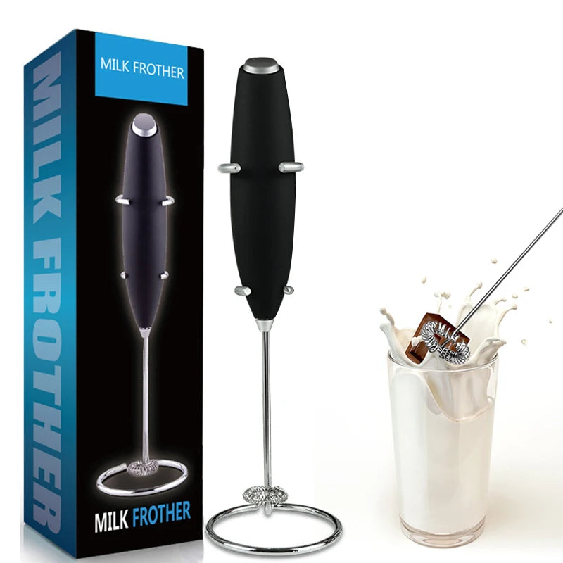 Electric Milk Frother Handheld Mini Foamer Coffee Maker Egg Beater for Chocolate Cappuccino Stirrer Portable Blender Whisk Tools
