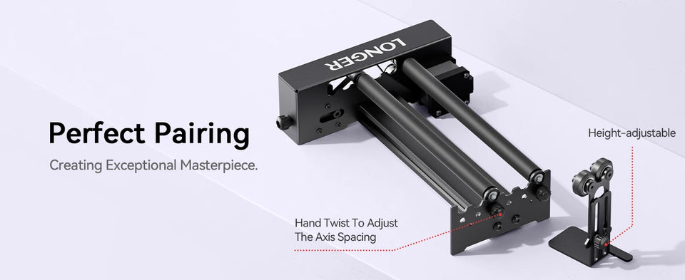 Rotary Roller Upgrade Kits For Laser Engraver Cutting Machine  Engraving Cutting Cylindrical object