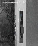 TTLock APP Waterproof Fingerprint Password Smart Lock For Outdoor Pull Push Sliding Aluminum Door 2885/ 3585/ 4585 /6085 Mortise