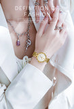 LIGE Elegant Creative Steel Quartz Women Watch Fashion Waterproof Watches For Women Original Brand Luxury Women's Bracelet Watch