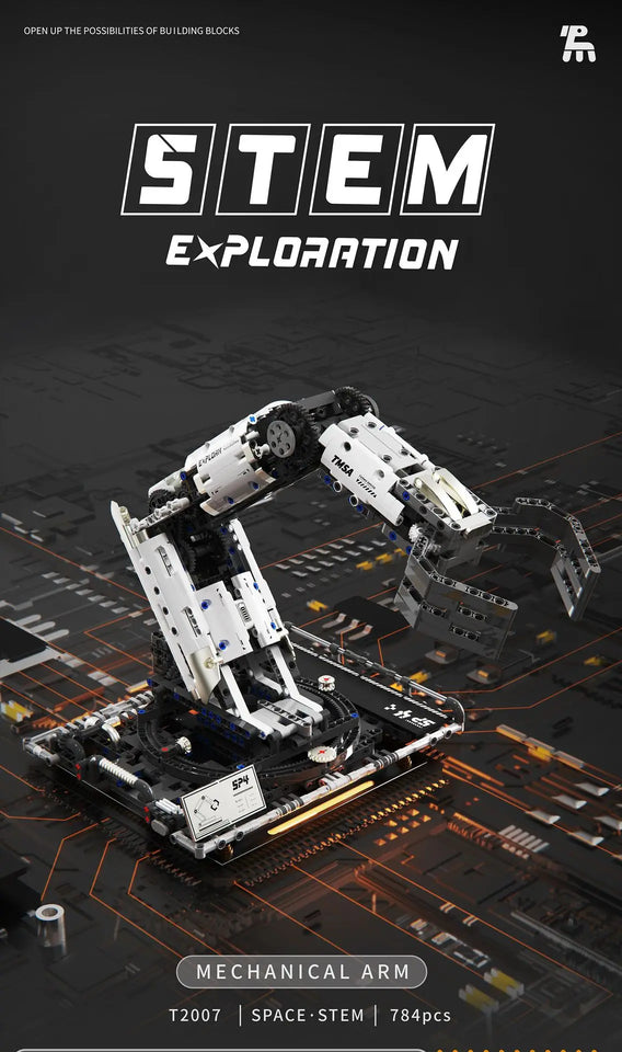 Robotic Arm Building Blocks Programmable Remote Control toys STEM Learning Cultivation of interest in mechanical engineering