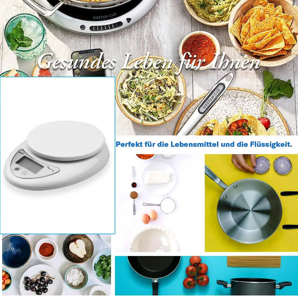 Electronic Scale 1g/5kg Portable Digital Scale Food Balance Measuring Weight Kitchen Scales Small Scale Weighing In Grams
