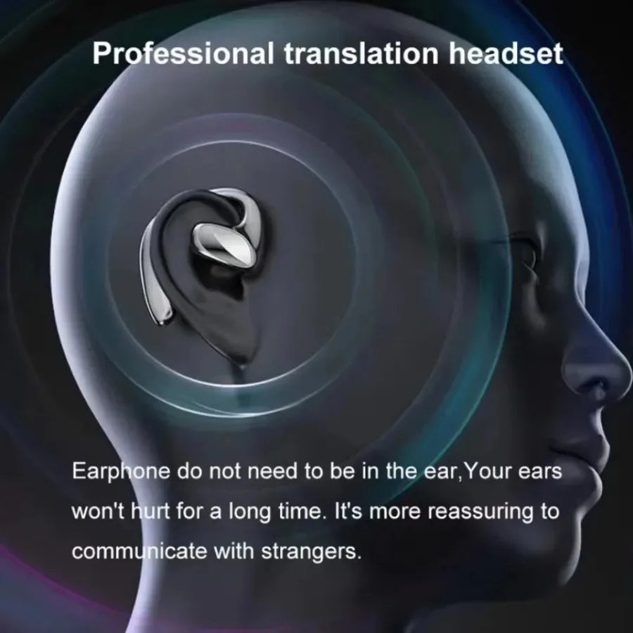 Intelligent M8 Language Translation Earplug 144 Language High-precision Wireless Bluetooth Bidirectional Translation Equipment
