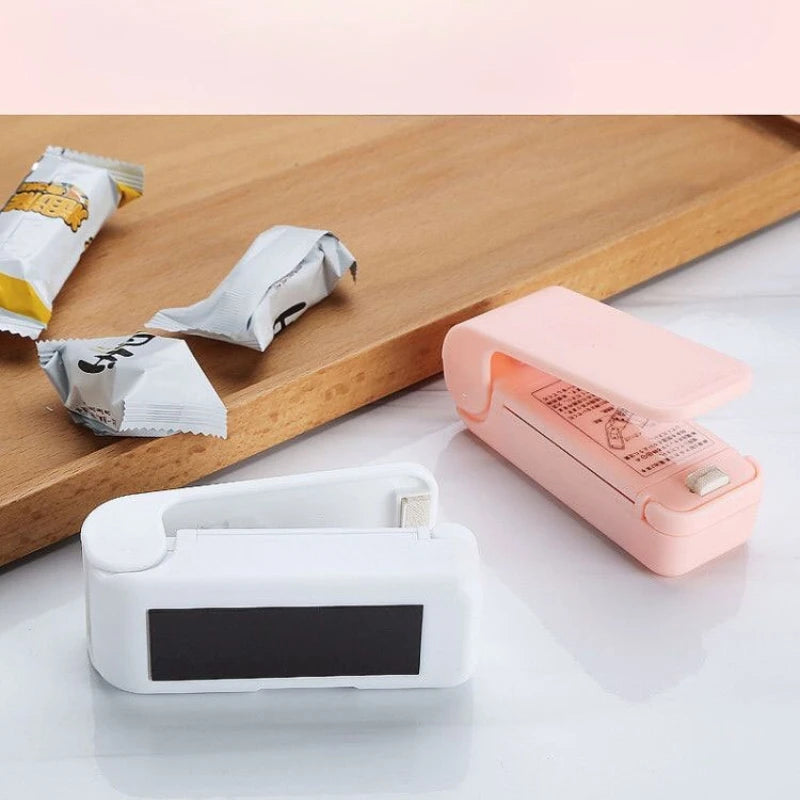 Mini Sealing Machine for Home Use Portable for Sealing Moisture-proof Plastic Bags of Snacks