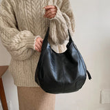 Womens Hand Bags Soft PU-Leather Shoulder Bags Ladies All-Matching Shopping Dating Bag Large Capacity Crossbody Bag Gift