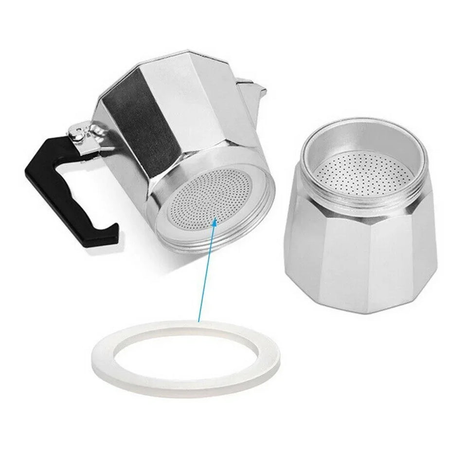 Coffee Silicone Ring Italian Moka Pot Flexible Washer Gasket Ring Coffeeware Replace For Cups Moka Pot Espresso Coffee Makers