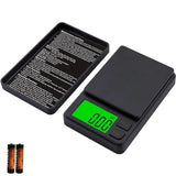 Digital Pocket Scale 1000g x 0.01g Weigh Gram Scale Mini Scale with Backlit LCD 7 Units Tare Battery Included Black for Kitchen