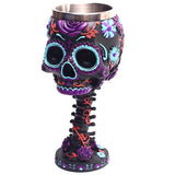 Creative Skull Mugs Cool Beer Mug 3D Resin & Stainless Steel Coffee Cups and Mugs Water Glass Wine Pub Bar Decoration Halloween