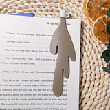 Funny Bookmark Spilled Coffee Bookmark Corner Marker Gift for Kid Students Reading Bookmarks