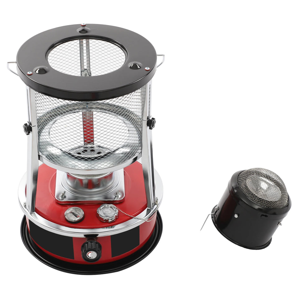 8000 BTU Kerosene Heaters, 5.2L Gal Fuel Capacity Kerosene Stove Heater, Adjustable Height Portable Kerosene Space Heater