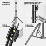200/170/150/55cm Selfie Tripods Aluminum Light Stand For Phone Stand Mount Digital Camera Tripod With Clip Bluetooth Controller