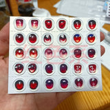 15 Pairs/set Bjd Eye Doll's Eyes 10/12/14/16mm Glass Eyeball Cartoon Type Anime Eye Diy Girl Toys Dress Up Gift Doll Accessories
