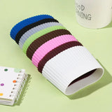 Silicone Cup Sleeve Heat Insulation Bottle Sleeves Non-slip Mug Sleeve Glass Bottle Cover For Mugs Ceramic Coffee Cups Wraps