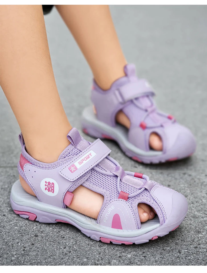 Children Breathable Sport Summer Sandals for Boys Casual Beach Shoe Comfortable Soft Sole Kids Fashion Non-slip Sandalias
