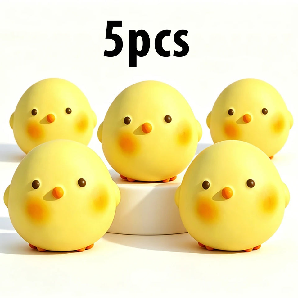 Super Soft Cute Chick Fidgets Toys Squishy Kawaii Animals Squeeze Toy Stress Relief Toy for Anxiety ADHD Gift for Adults Gifts