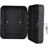 Combination Key Cabinet 20 Key Hooks Key Box Wall Mounted with Key/Code Lock Key Cabinet Security Lock Box Locking Key Cabinet