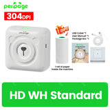 9 Colors Peripage A6 304DPI Mini Photo Printer Notes Sticker Label Printing Machine Bluetooth Portable Wireless Printer Marker