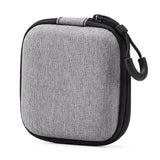 Mini Grey Digital Storage Bag Hard EVA Case Portable Electronics Organizer for USB Cable Charger U Stick Travel Accessories