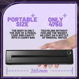 Portable A4 Thermal Printer Mini Tattoo Stencil Transfer Printer Multifunctional Tattoo Document Printer Wireless Bluetooth