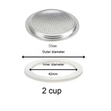 Coffee Rubber Sealing Ring Gasket Washer Gasket Replacenent Cups Rings For Moka Pot Espresso Coffee Makers Kitchen Supplies